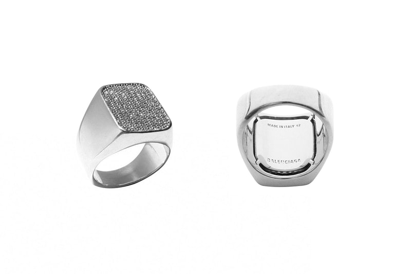 Balenciaga Watch Ring Strass Release info Bedazzled Crystal Rhinestone Diamond Silver Spring 2019