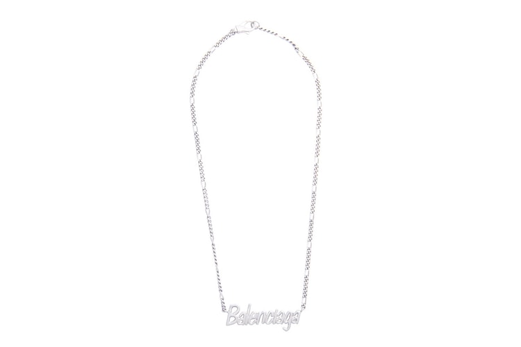 Balenciaga Offers Its Take on the Iconic Name Necklace
