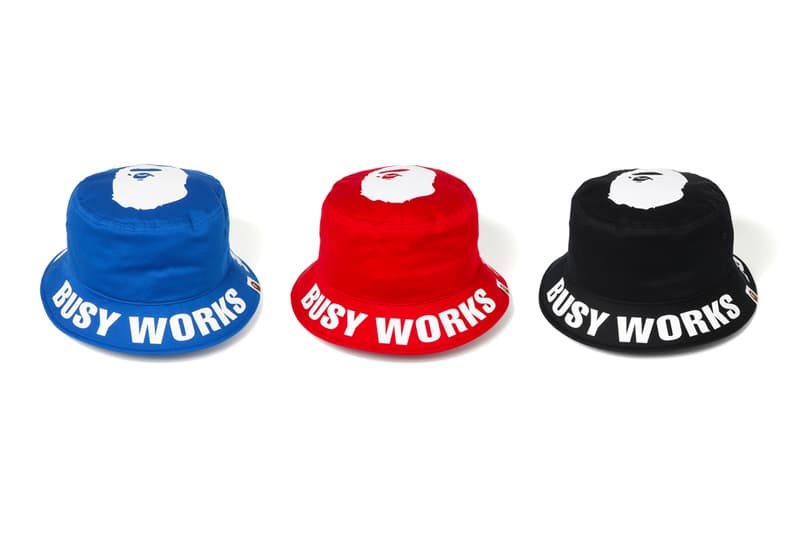 BAPE "Busy Works Store" Collection a bathing ape clothes shirt t-shirt clocks frisbee rugs rubber coaster