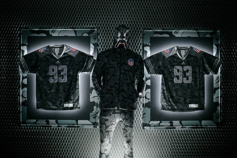 BAPE adidas 2019 february pop up atlanta georgia fashion footwear equipement super bowl 53