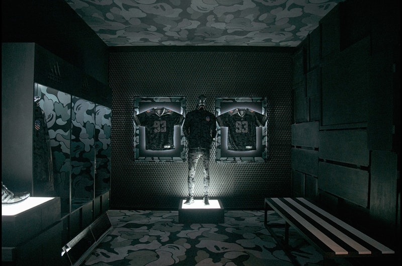 BAPE adidas 2019 february pop up atlanta georgia fashion footwear equipement super bowl 53