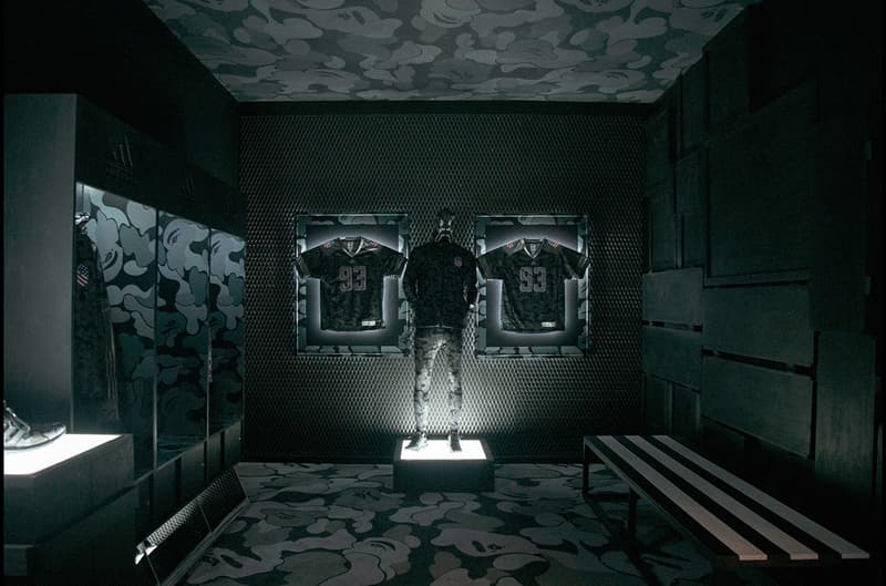 BAPE adidas 2019 february pop up atlanta georgia fashion footwear equipement super bowl 53