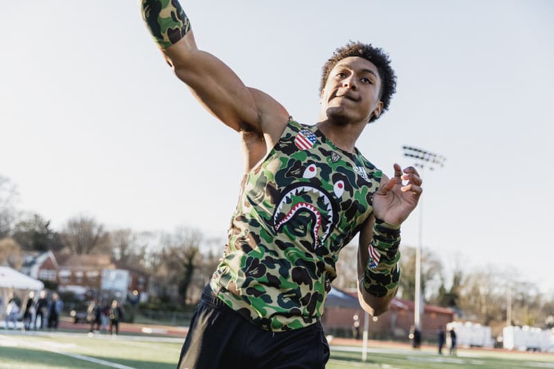 Quavo Alvin Kamara Emmanuel Sanders Shaquill Griffin adidas football a bathing ape BAPE high school football game 7 on versus seven booker t washington high school atlanta