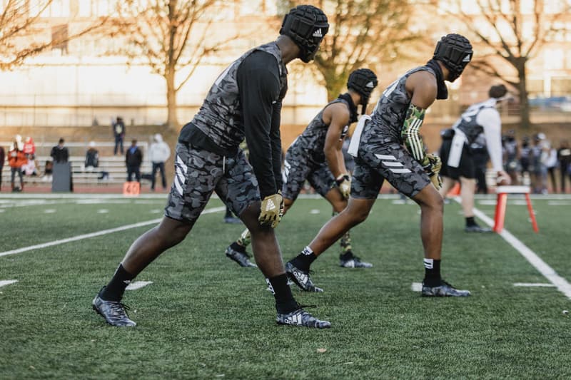 Quavo Alvin Kamara Emmanuel Sanders Shaquill Griffin adidas football a bathing ape BAPE high school football game 7 on versus seven booker t washington high school atlanta