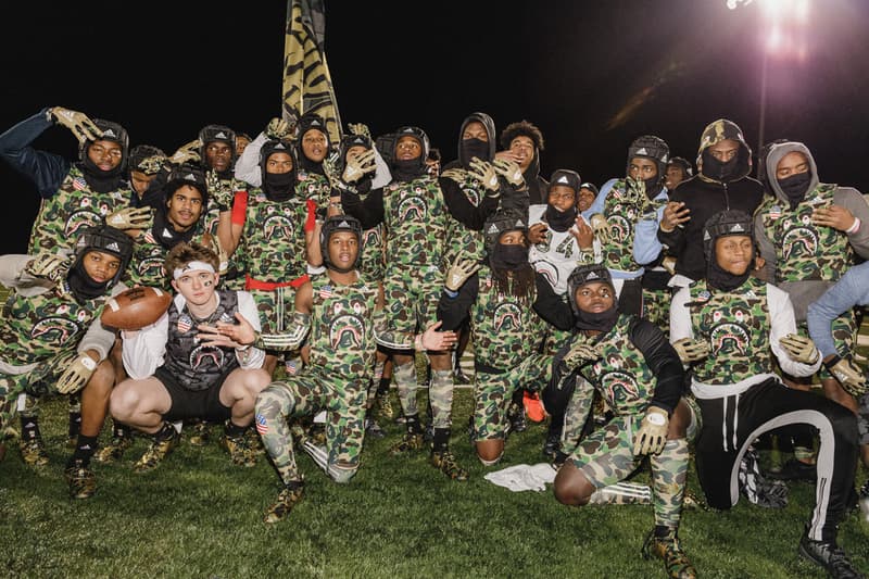Quavo Alvin Kamara Emmanuel Sanders Shaquill Griffin adidas football a bathing ape BAPE high school football game 7 on versus seven booker t washington high school atlanta