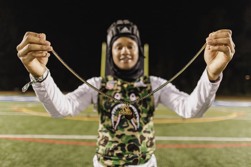 Quavo Alvin Kamara Emmanuel Sanders Shaquill Griffin adidas football a bathing ape BAPE high school football game 7 on versus seven booker t washington high school atlanta
