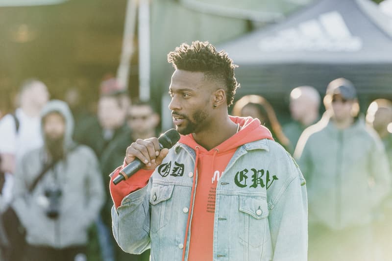 Quavo Alvin Kamara Emmanuel Sanders Shaquill Griffin adidas football a bathing ape BAPE high school football game 7 on versus seven booker t washington high school atlanta