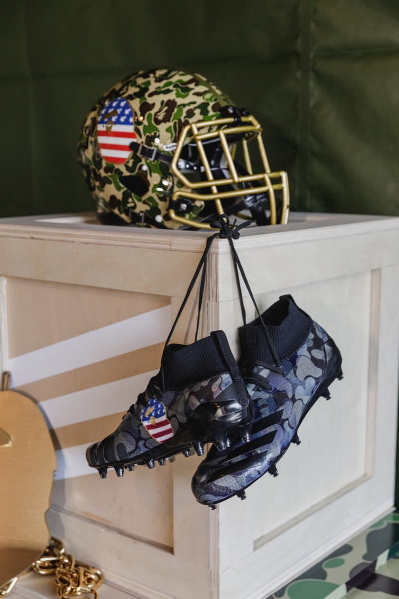 Quavo Alvin Kamara Emmanuel Sanders Shaquill Griffin adidas football a bathing ape BAPE high school football game 7 on versus seven booker t washington high school atlanta