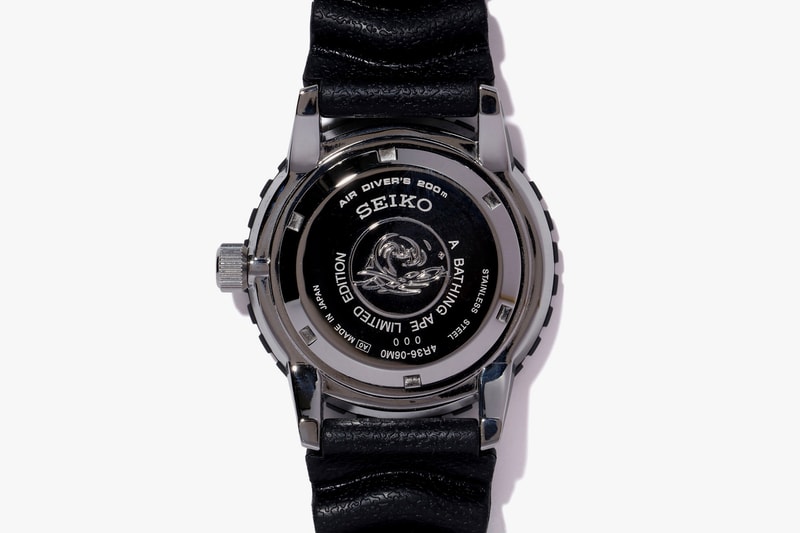 BAPE Seiko Mechanical Divers Watch a bathing ape green abc camo