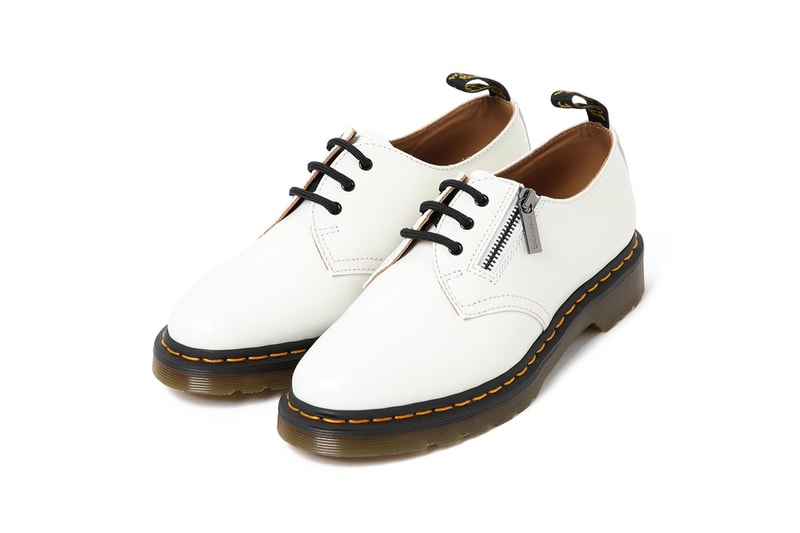 BEAMS Dr. Martens Zipper Patent Leather Derby collaboration exclusive release date info february 2019 drop exclusive white black
