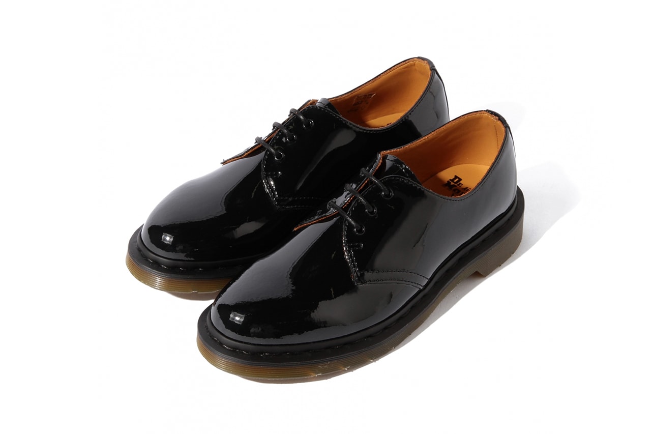 BEAMS Dr. Martens Zipper Patent Leather Derby collaboration exclusive release date info february 2019 drop exclusive white black