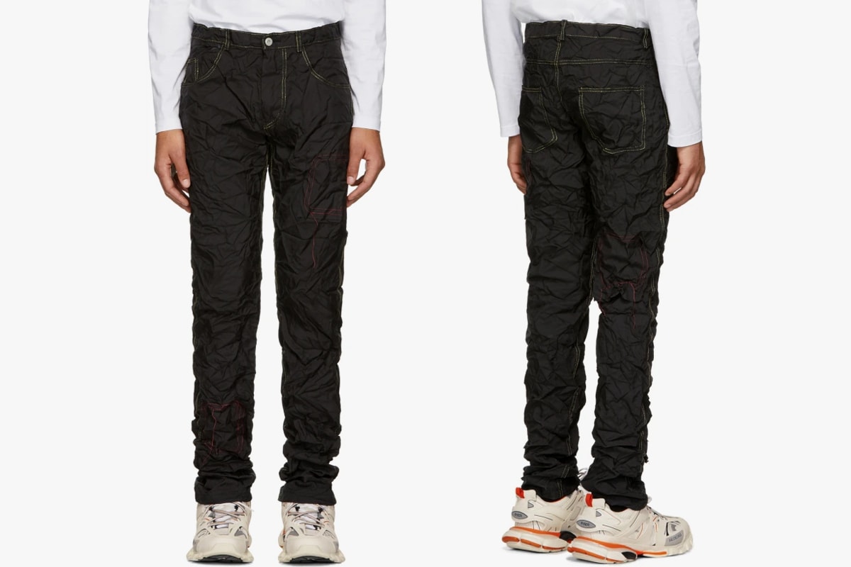 Best Spring 2019 Pants Trousers Jeans Doublet KANGHYUK KOZABURO 99%IS Homme Plisse Issey Miyake Heron Preston Carhartt Y/Project Rick Owens Off White Loewe SSENSE Browns Fashion LUISAVIAROMA MATCHESFASHION.COM Moda Operandi