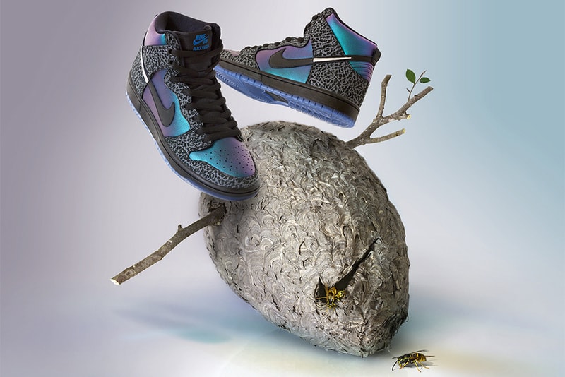 black sheep skate shop nike sb dunk high black hornet 2019 february footwear