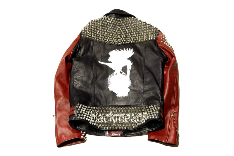 Blackmeans NUBIAN Harajuku Pop Up SID VICIOUS JACKET Leather accessories distressed wash damage vintage CRFTMAN STORE HISTORY OF LEATHER