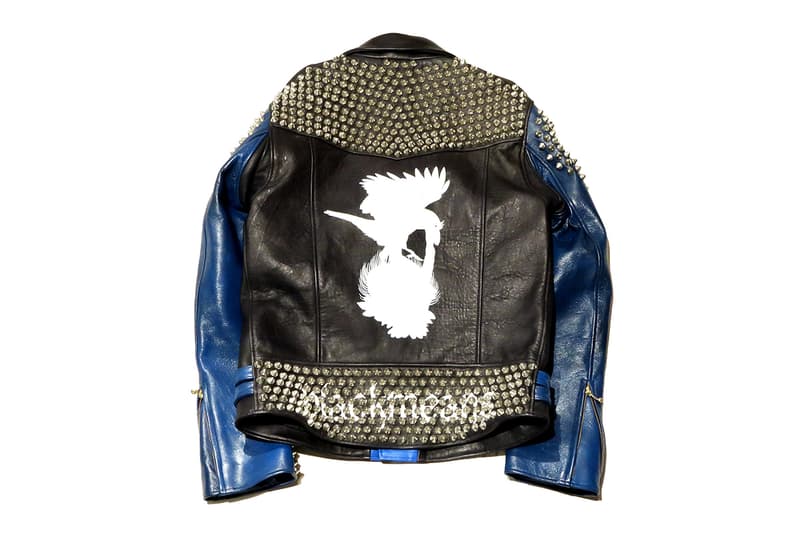 Blackmeans NUBIAN Harajuku Pop Up SID VICIOUS JACKET Leather accessories distressed wash damage vintage CRFTMAN STORE HISTORY OF LEATHER 