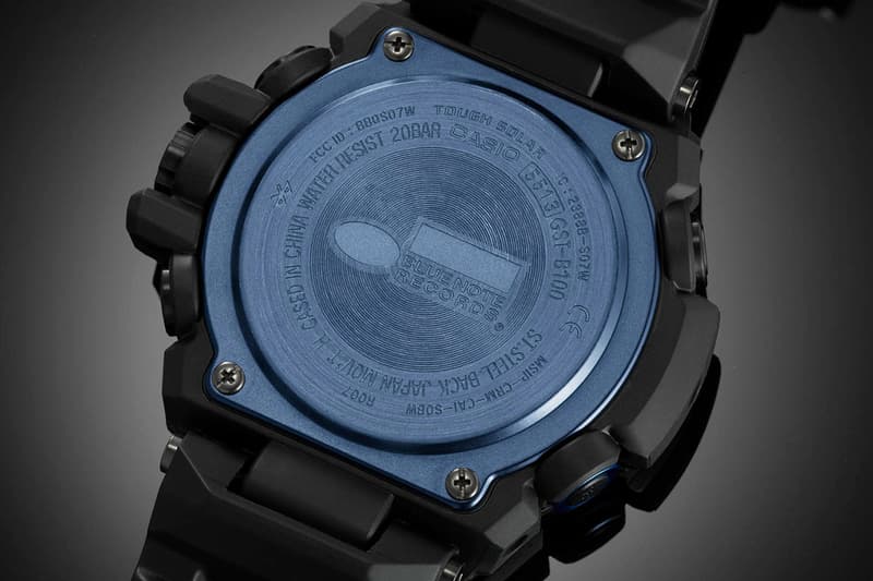 g-shock blue note g steel watch timepiece release date info buy march colorway collaboration GSTB100BNR-1A anniversary 80 model