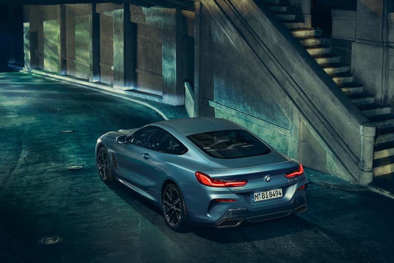 BMW m850i xdrive coupe first edition launch frozen barcelona blue