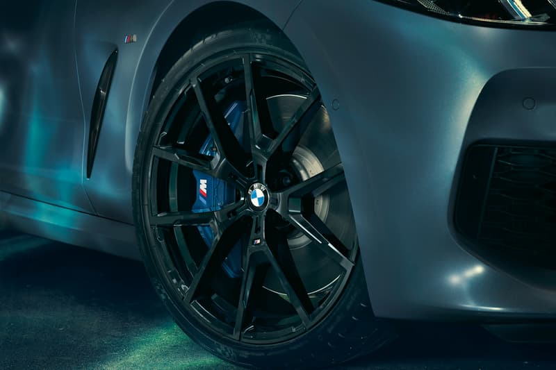 BMW m850i xdrive coupe first edition launch frozen barcelona blue
