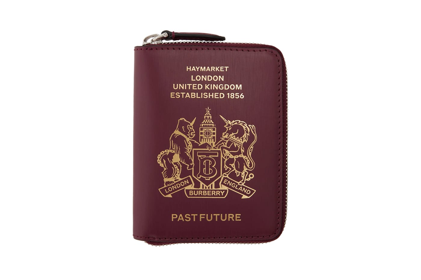 Burberry Leather Passport Wallet 