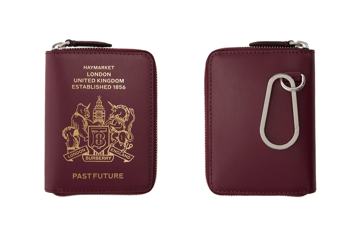 burberry leather passport holder