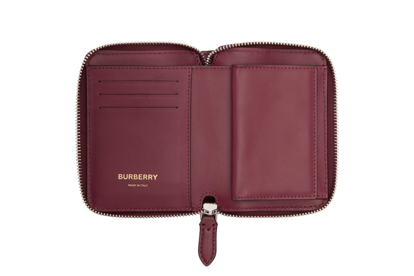 Used burberry leather card holder