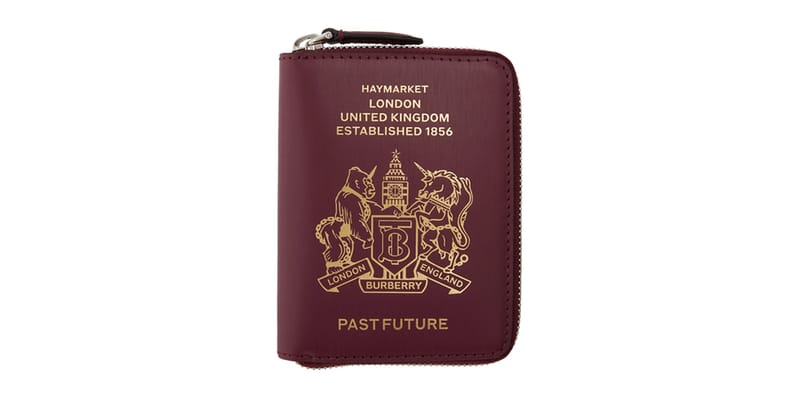 burberry men's passport holder