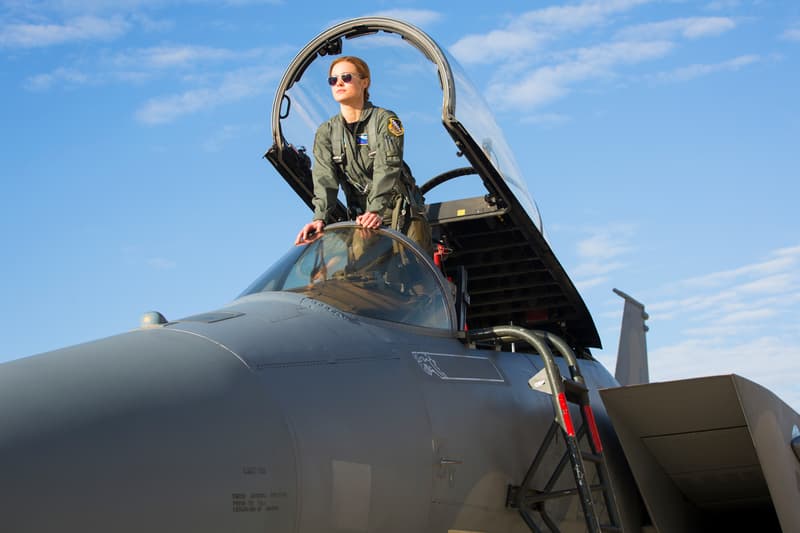 Marvel Studios Captain Marvel Videos Brie Larson Samuel L. Jackson F-16