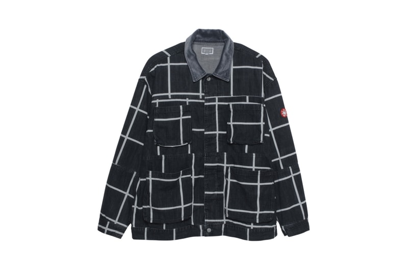 Cav Empt SS19 Collection Sixth Drop spring/summer 2019 sk8thing toby feltwell release info price CE C.E CoBrA CREW NECK GRID BLACK DENIM WIDE CHINOS GRID BLACK DENIM JACKET UNAVOIDABLE ZIP JACKET STRIPE FLANNEL BIG SHIRT WIDE RIB HEAVY CREW NECK