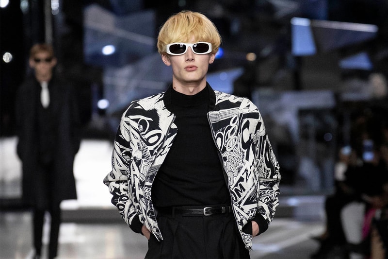 CELINE Opening Three New Japan Storefronts hedi slimane christian marclay paris Shinjuku Isetan Shibuya Ometsando Osaka Hankyu Teddy jacket suede glitter bomber modded parka hand bag print 