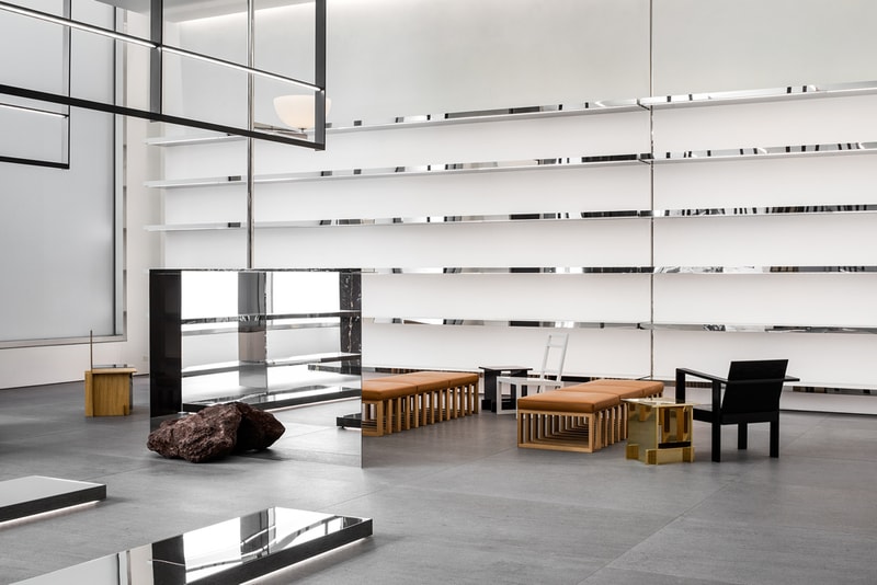 A Look Inside Celine's Newly-Designed Boutique Hedi Silmane images address info