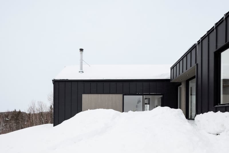 Chalet du Bois Flotté Drifts in the Canadian Hills Eric Joseph Tremblay Architecture Boom Town Design info images La Malbaie