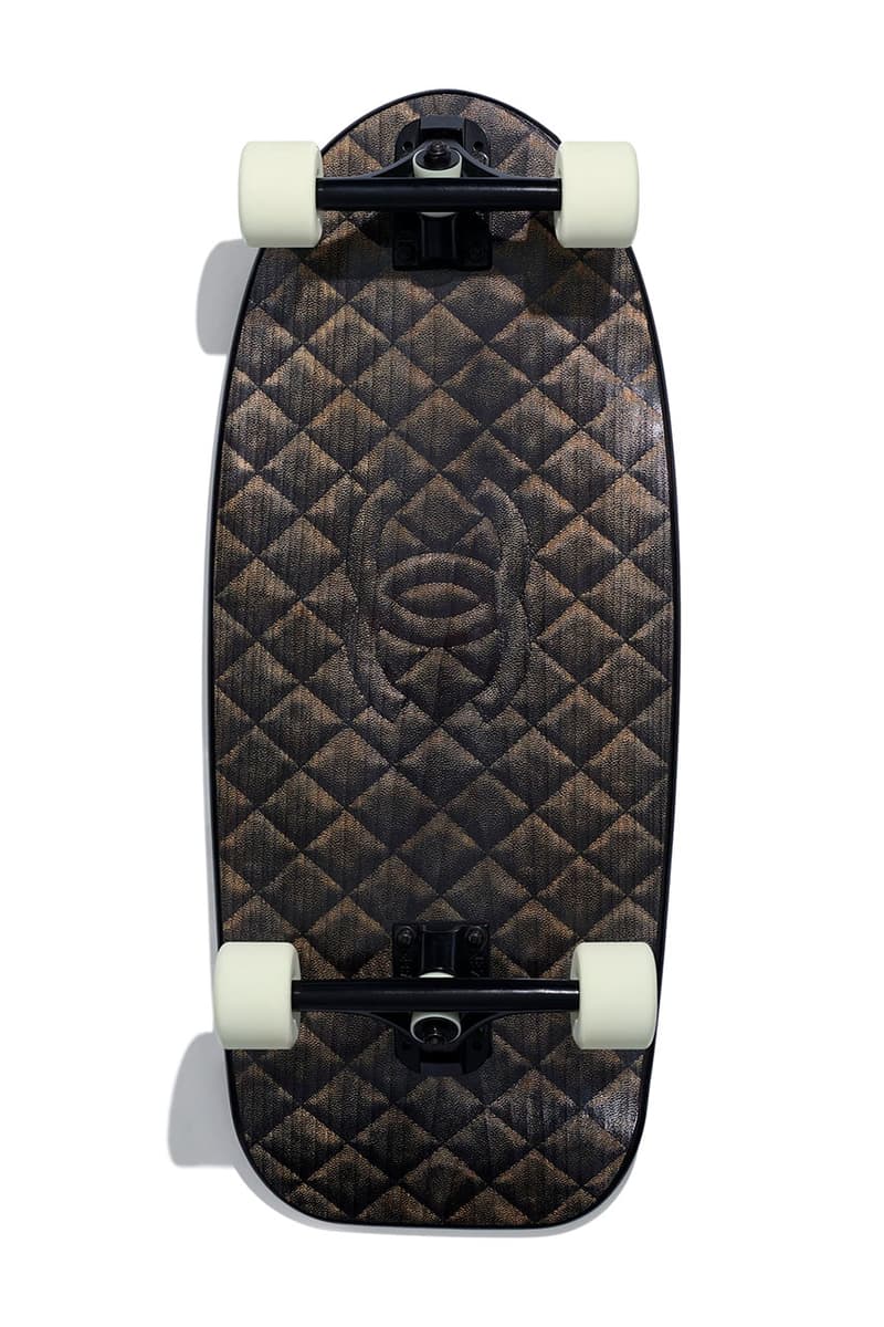 Chanel Drops Lush SS19 Surfboard Skate Deck spring summer 2019 release date info buy accessories double c logo karl lagerfeld