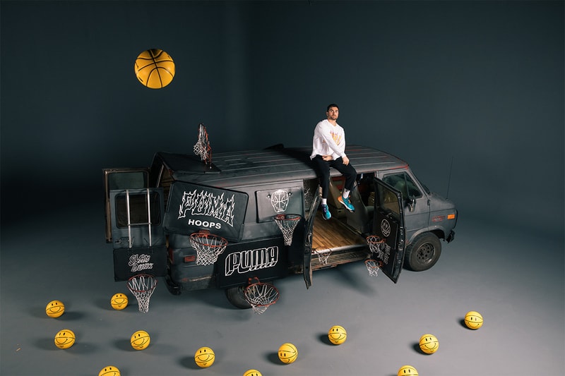 Chinatown Market x Puma Hoops NBA All-Star weekend Collab collaboration puma lab footlocker exhibition pop-up charlotte t-shirts hoodies tote bags hats mad max van 
