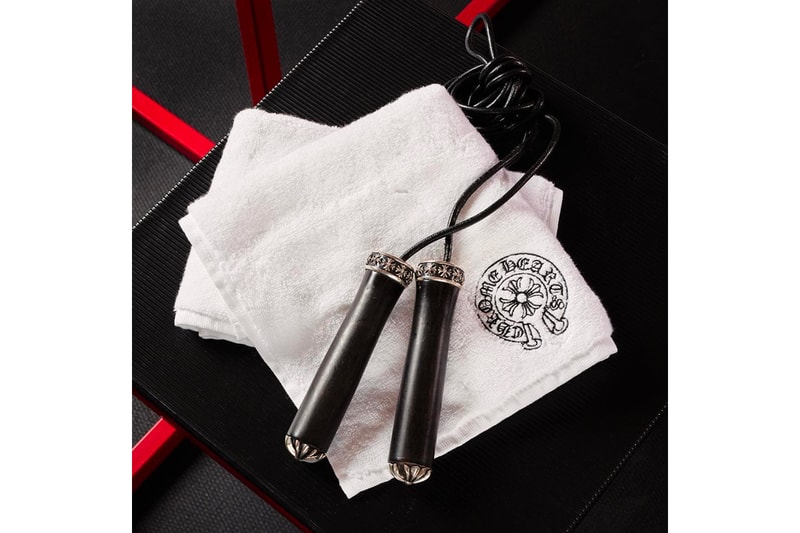 Chrome Hearts Gym Equipment Peloton gym sports boxing weightlifting athletic leather silver 