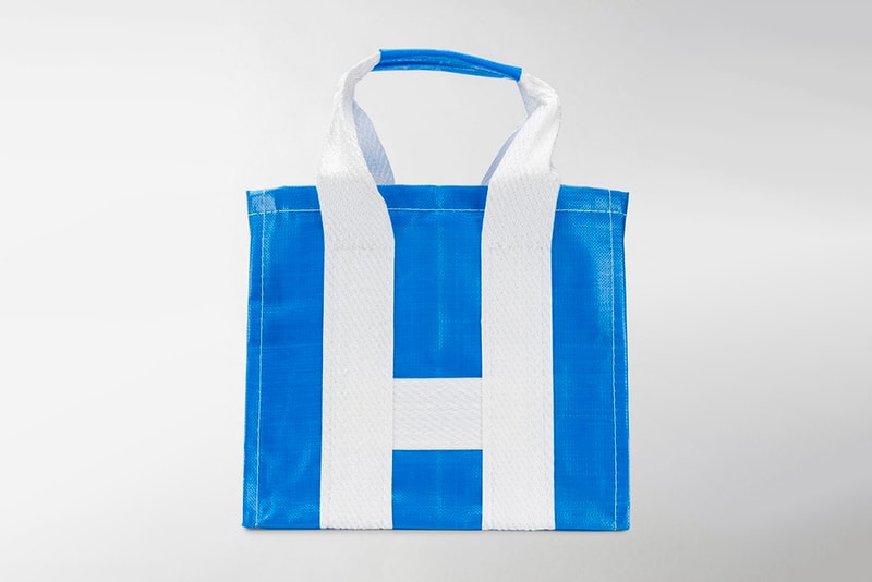  COMME des GARÇONS SHIRT Shopper Tote Bags S276123 S276121 blue yellow white ikea 