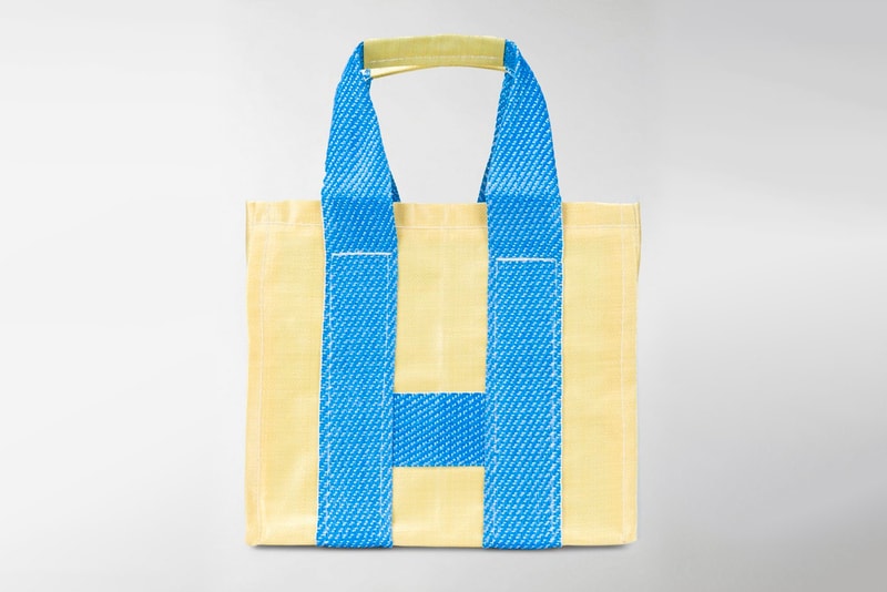  COMME des GARÇONS SHIRT Shopper Tote Bags S276123 S276121 blue yellow white ikea 