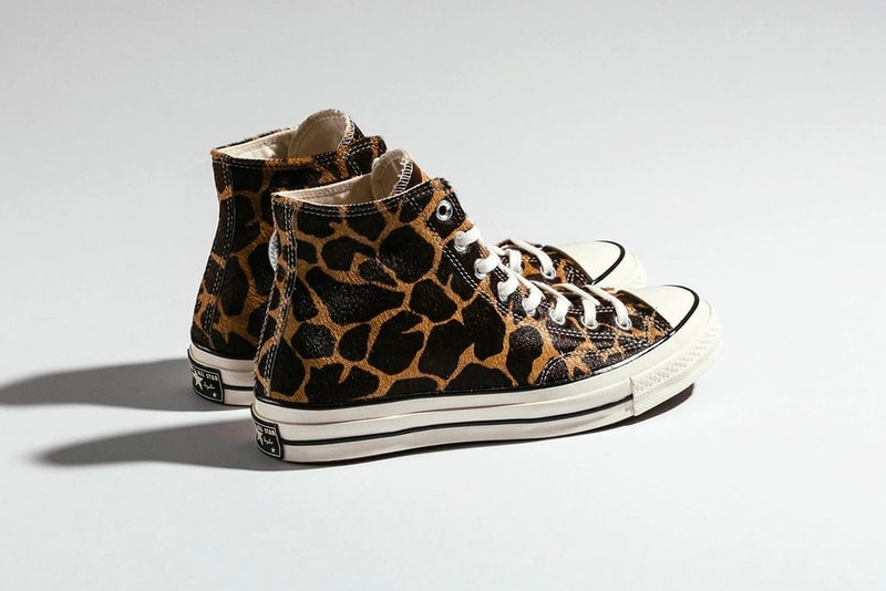 Converse Chuck 70 Hi Pony Hair Collection Release black camo cheetah print camel black egret