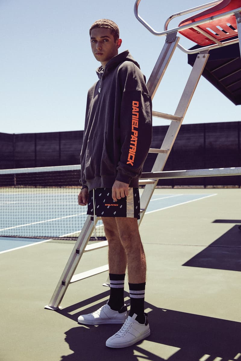 Daniel Patrick Spring Summer 2019 Lookbook colorblock neon coral citrus lime cobalt red streetwear activewear staples
