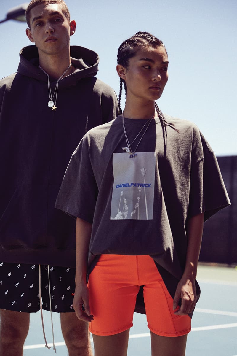 Daniel Patrick Spring Summer 2019 Lookbook colorblock neon coral citrus lime cobalt red streetwear activewear staples