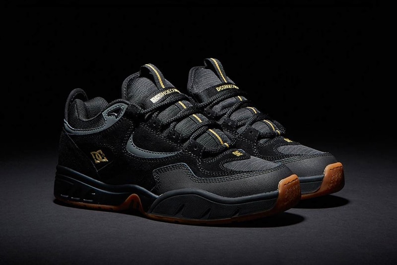DC Shoes Kalis OG Kalis S Box Set Skateboarding Skate Sneaker Black Gum Gold Apparel Capsule Collection