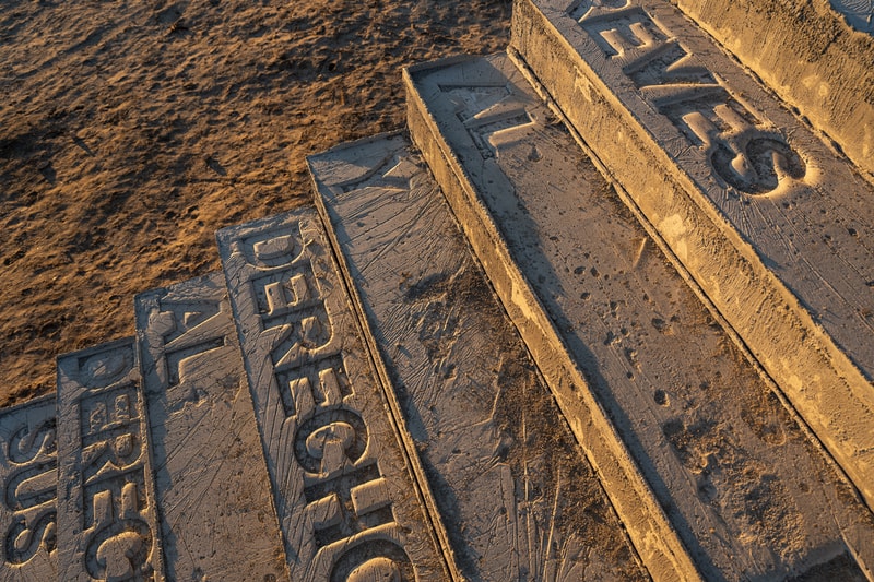 desert x installations artworks sterling ruby jenny holzer lance gerber art artworks