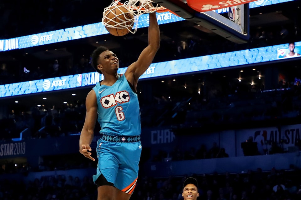NBA All-Star Saturday night: Thunder's Hamidou Diallo bests Knicks' Dennis  Smith Jr. in dunk contest - The Washington Post