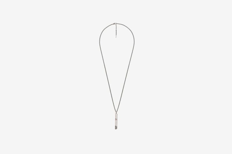 Dior Unveils Its New Metal Cigarette Necklace brass silver tone price images accessories yoon necklaces 