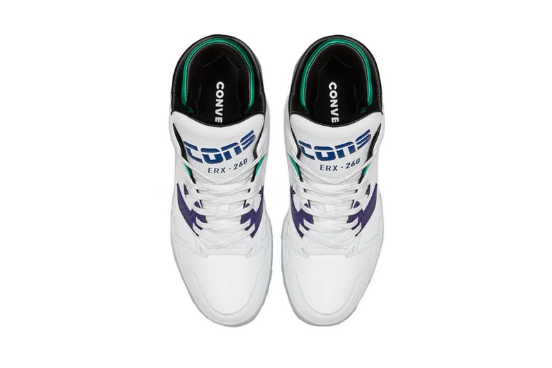 don c converse erx 260 charlotte hornets 2019 february jewel white footwear purple teal blue black all star weekend