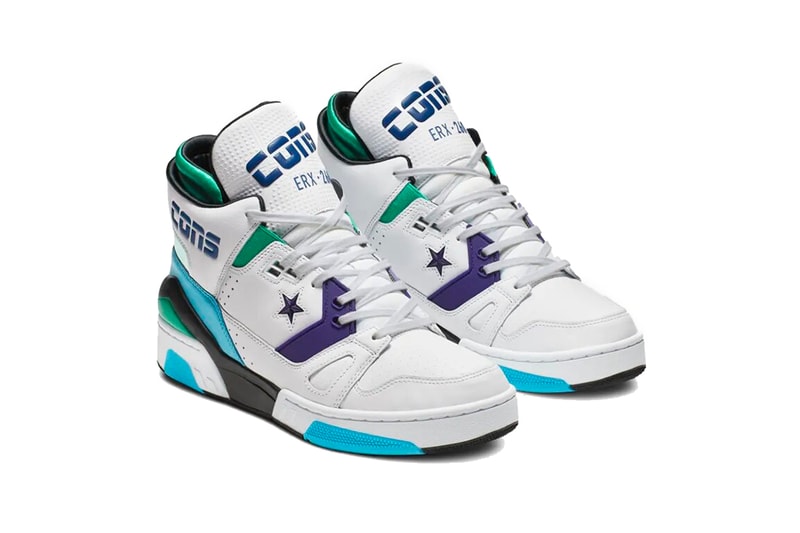 don c converse erx 260 charlotte hornets 2019 february jewel white footwear purple teal blue black all star weekend