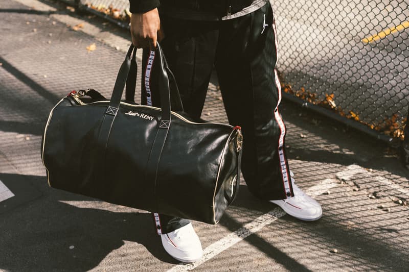Don C x Rémy Martin "Just Rémy" Closer Look baseketball gold lambskin python snake 1738 sports accessories martin red back white