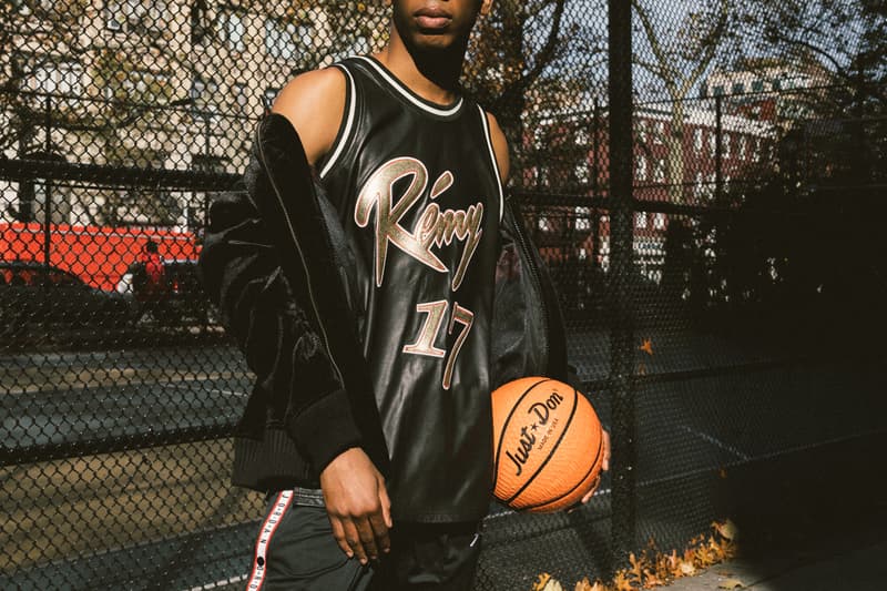 Don C x Rémy Martin "Just Rémy" Closer Look baseketball gold lambskin python snake 1738 sports accessories martin red back white