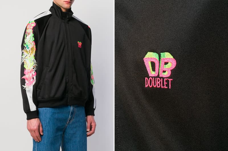 Doublet Black Chaos Embroidery Jacket Release Info Date White Red Yellow Pink