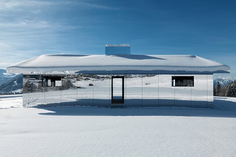 Doug Aitken Mirage GSTAAD architecture buildings mirror houses homes