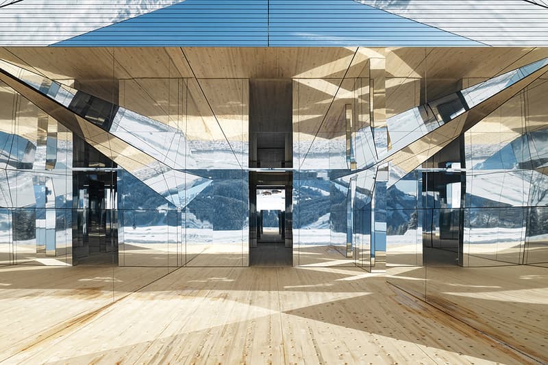 Doug Aitken Mirage GSTAAD architecture buildings mirror houses homes